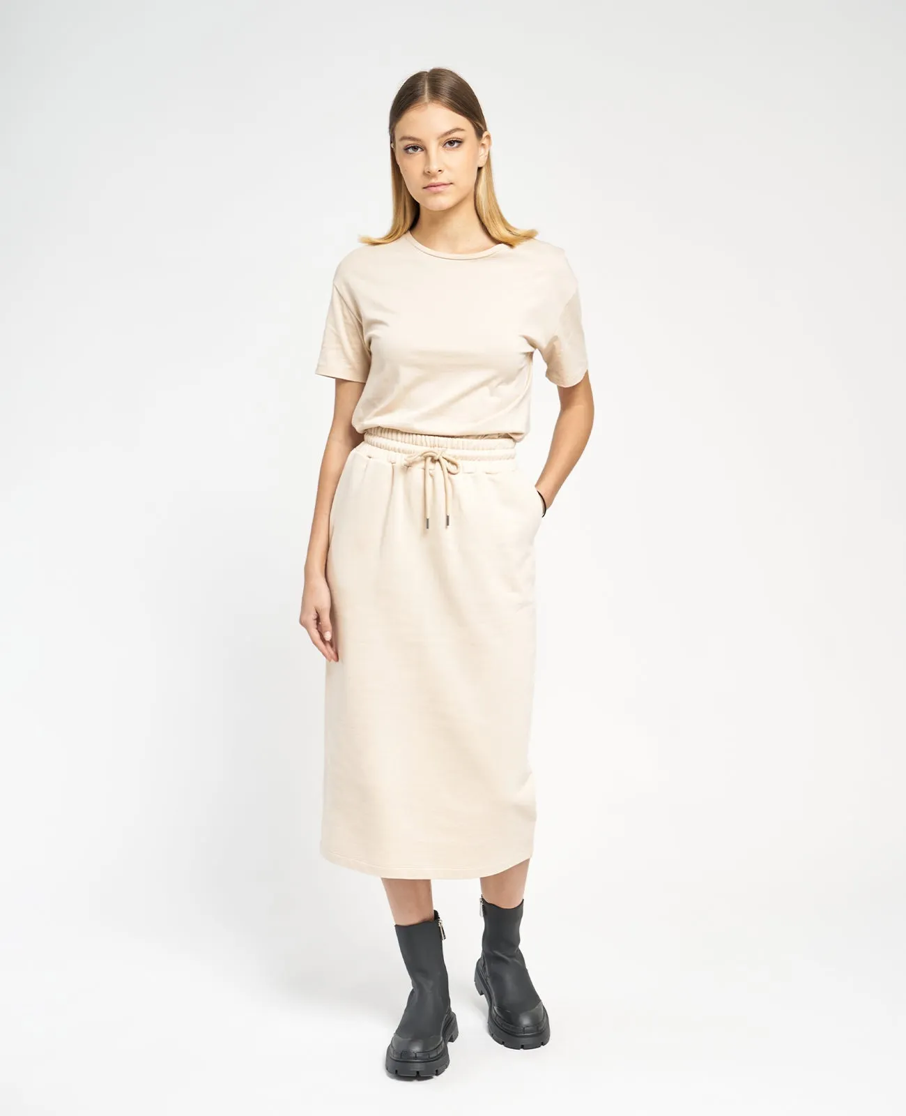 Supima Terry Maxi Skirt