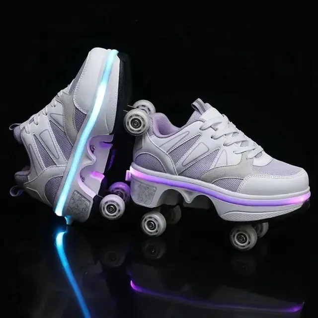 Transforming Roller Skate Shoes