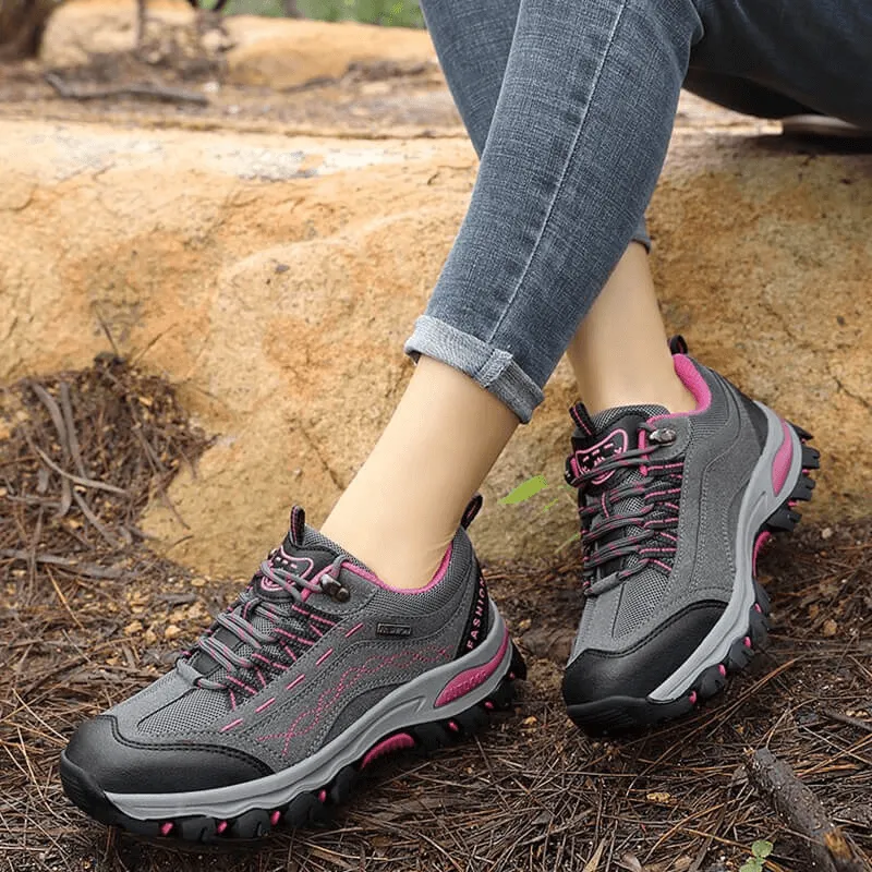 Trekking Women's Sneakers with Lace-up / Ladies Hiking Shoes - SF0232