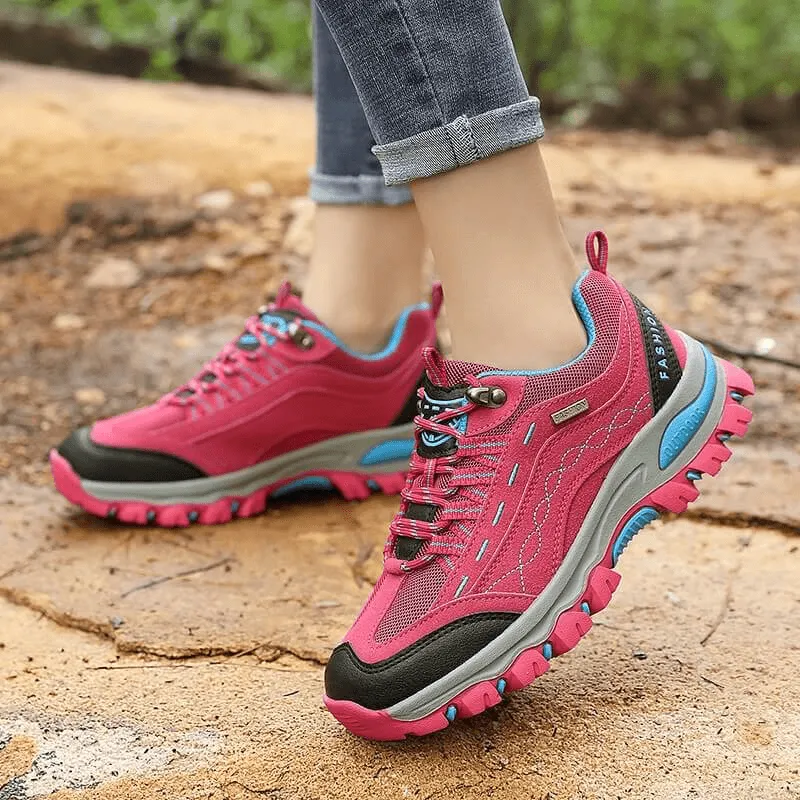 Trekking Women's Sneakers with Lace-up / Ladies Hiking Shoes - SF0232