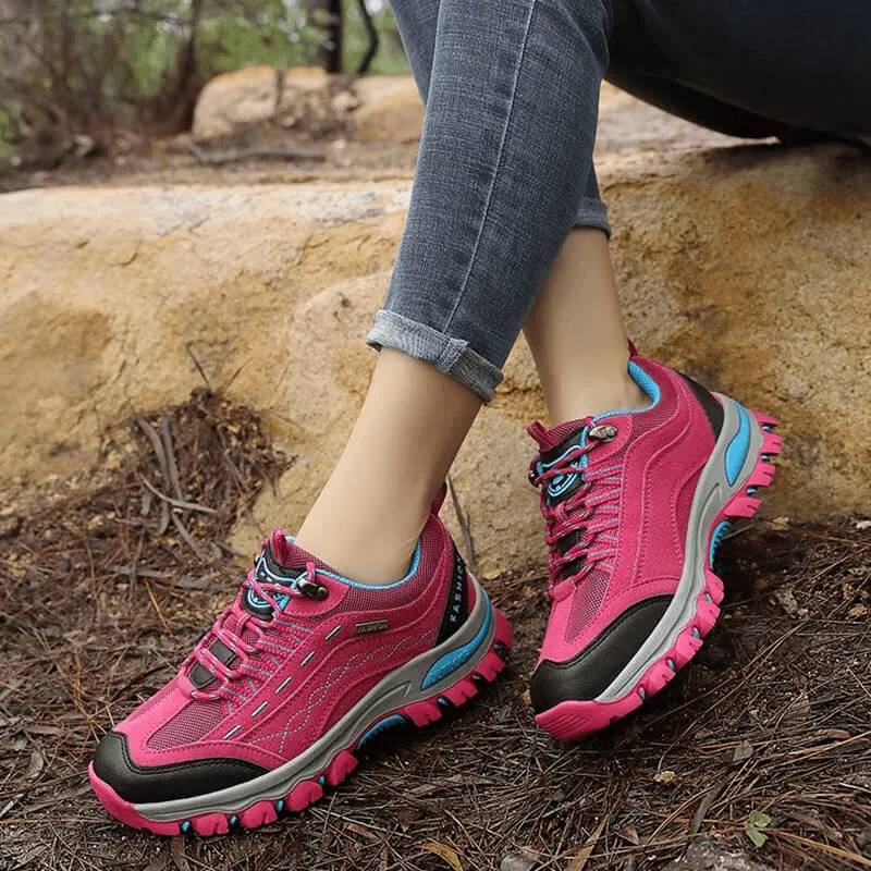 Trekking Women's Sneakers with Lace-up / Ladies Hiking Shoes - SF0232