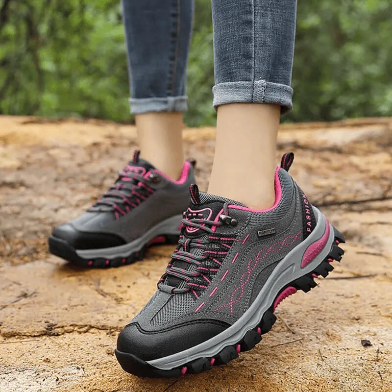 Trekking Women's Sneakers with Lace-up / Ladies Hiking Shoes - SF0232