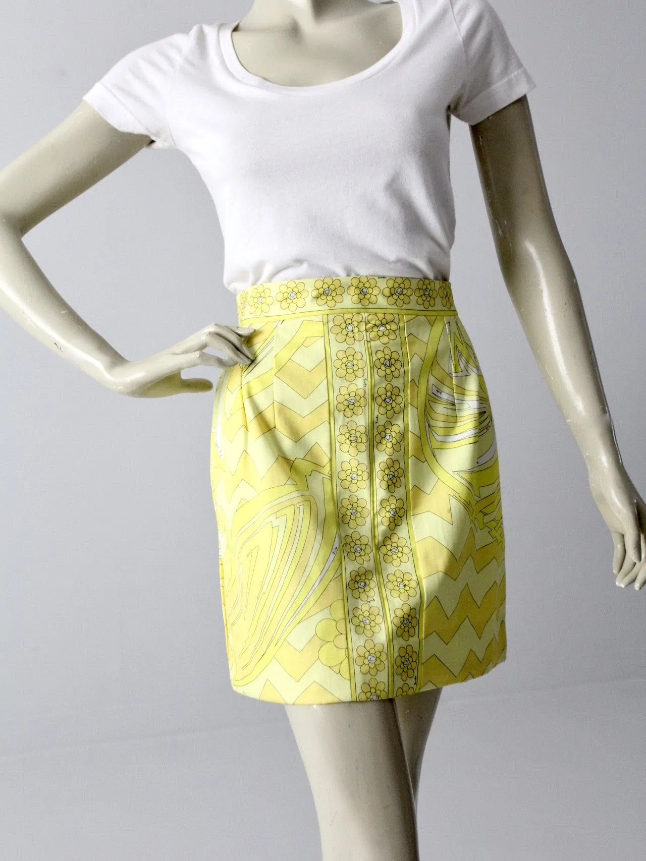 vintage Pucci mini skirt