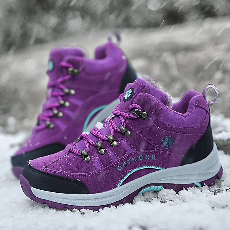 Waterproof Snow Trekking Boots with Anti-Collision Toe - SF0293