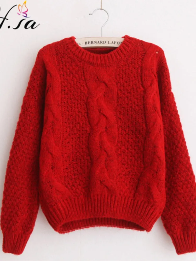 Women Sweaters Warm Pull over And Jumpers