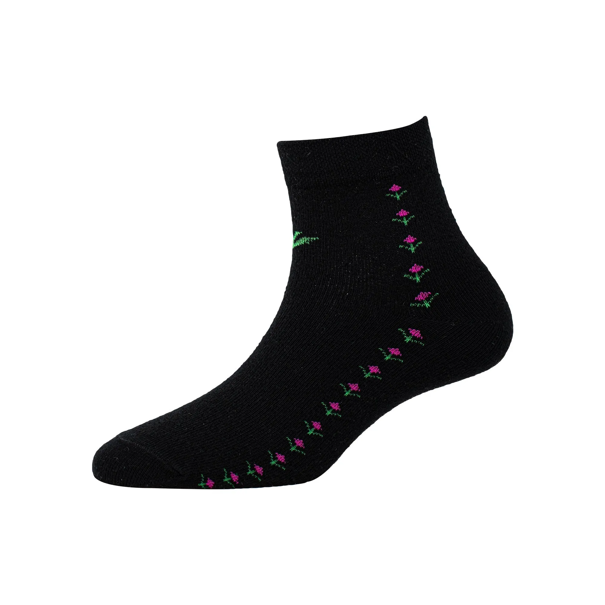 Women's YW-W1-4006 Ankle Flower Socks