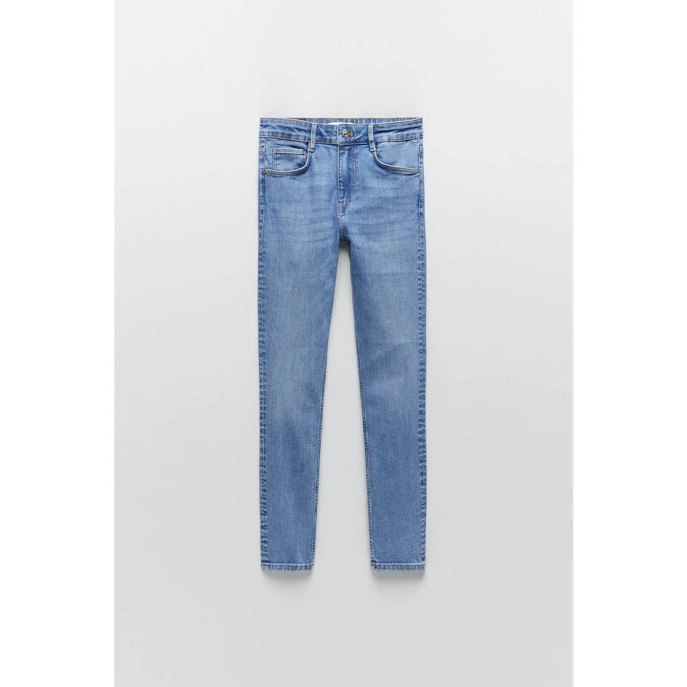 Zara Mid-Rise Blue Jeans